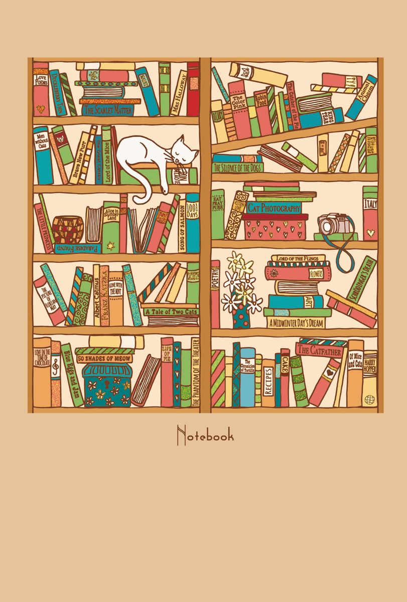 Канц-Эксмо Записная книжка Графика Книжные полки в клетку 80 листов формат А5-КЗБ5802381 Канц-Эксмо Записная книжка Графика Книжные полки в клетку 80 листов формат А5-КЗБ5802381Книга для записей А5- (132х186), 80л.