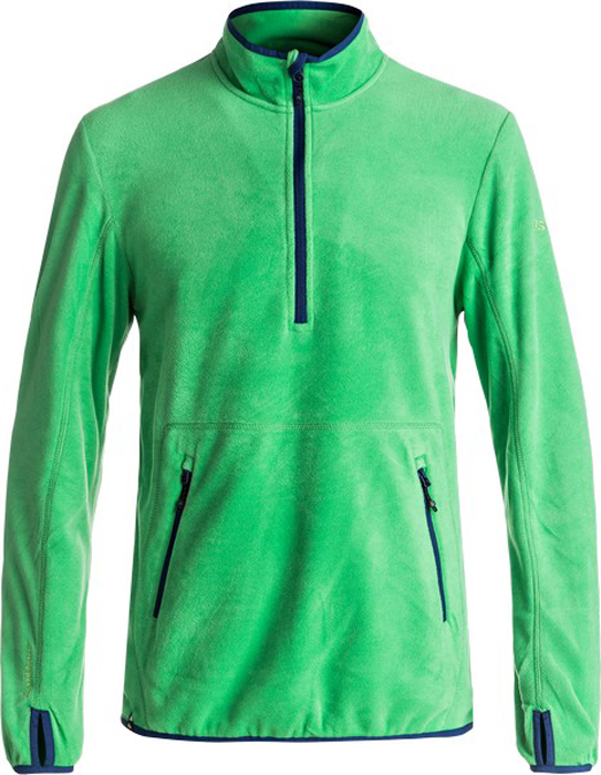 Толстовка мужская Quiksilver, цвет: зеленый. EQYFT03625-GNK0. Размер XL (52)EQYFT03625-GNK0 Толстовка мужская Quiksilver, цвет: зеленый. EQYFT03625-GNK0. Размер XL (52)EQYFT03625-GNK0Толстовка Quiksilver выполнена из переработанного полиэстера Polartec Thermal Pro (плотность 159 г/кв. м). По бокам дополнена утепленными карманами на молниях для согревания ладоней. Прочная ткань, не образующая катышков по мере износа, отделка лайкрой, материал быстро сохнет, манжеты с отверстиями для больших пальцев, хорошие влаговыводящие свойства.