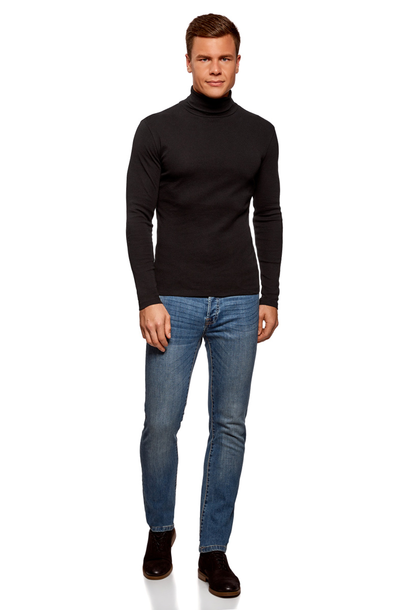Водолазка мужская oodji Basic, цвет: черный, 3 шт. 5B513001T3/46737N/2900N. Размер XXL (58/60)5B513001T3/46737N/2900N Водолазка мужская oodji Basic, цвет: черный, 3 шт. 5B513001T3/46737N/2900N. Размер XXL (58/60)5B513001T3/46737N/2900NМужская водолазка от oodji выполнена из эластичного хлопкового трикотажа. Модель с длинными рукавами и воротником-гольф. В комплект входят три водолазки.