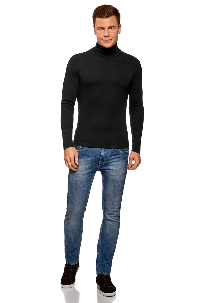 Водолазка мужская oodji Basic, цвет: черный, 2 шт. 5B513000T2/47664N/2900N. Размер XL (56)5B513000T2/47664N/2900N Водолазка мужская oodji Basic, цвет: черный, 2 шт. 5B513000T2/47664N/2900N. Размер XL (56)5B513000T2/47664N/2900NБазовая водолазка от oodji выполнена из натурального хлопкового трикотажа. Модель с длинными рукавами и воротником-стойкой.В комплекте две водолазки.