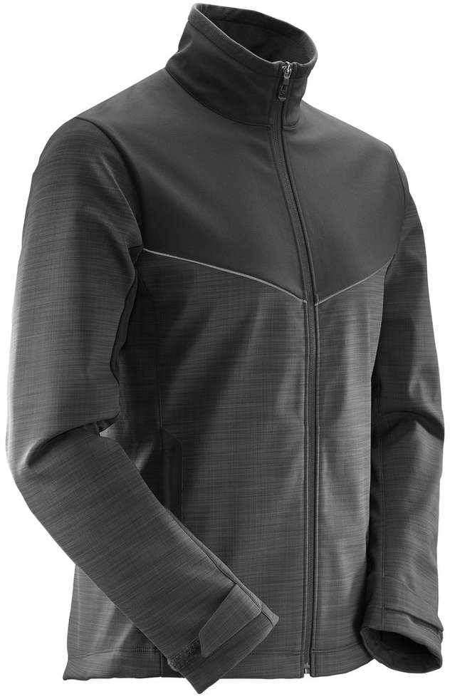 Куртка мужская Salomon Pulse Softshell Jkt M, цвет: черный. L39718600. Размер XXL (60)L39718600 Куртка мужская Salomon Pulse Softshell Jkt M, цвет: черный. L39718600. Размер XXL (60)L39718600Теплая и невероятно удобная мужская куртка Pulse Softshell Jkt отлично подходит для занятий лыжным спортом средней интенсивности. Возьмите ее с собой, когда вас позовет заснеженная трасса.
