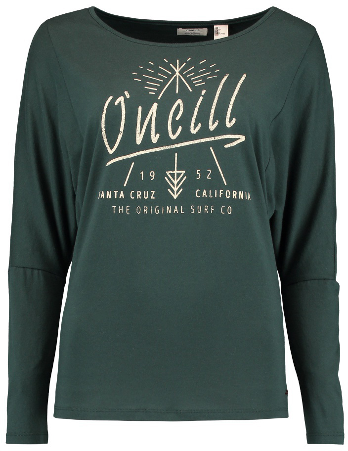 Лонгслив женский ONeill Lw Squaw Valley T-Shirt, цвет: темно-зеленый. 7P7100-6085. Размер XL (50/52)7P7100-6085 Лонгслив женский ONeill Lw Squaw Valley T-Shirt, цвет: темно-зеленый. 7P7100-6085. Размер XL (50/52)7P7100-6085Лонгслив женский ONeill Lw Squaw Valley T-Shirt выполнен из высококачественного материала. Модель с круглым вырезом горловины и длинными рукавами оформлена оригинальным принтом..