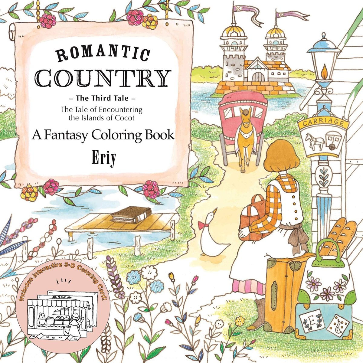 Romantic Country: The Third Tale: A Fantasy Coloring Book the black country