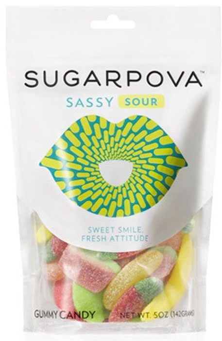 Sugarpova Sassy sour мармелад, 142 гIS10030 Sugarpova Sassy sour мармелад, 142 гIS10030Sugarpova - премиальная линия оригинальных конфет, созданная теннисисткой Марией Шараповой. Игривые, легкие и современные. Состав продукта: кукуруз. сироп, сахар, желатин, вода, декстроза, ругу-ры кислотности, лимон. кислота, молочная кис-та, лактат натрия, индет. натуральному ароматизаторы:клубника, малина, вишня;галзирователь: карнаубский воск, пальмовое масло, пищевые красители: куркумин, кармин, Е133, экстрат паприки, диоксид титана,Срок хранения (Г): 2 Cтрана производитель: Испания. Вес 142 г.