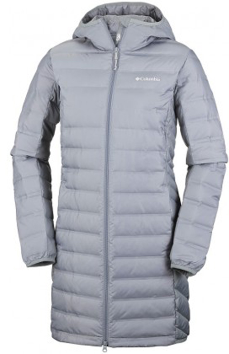 Пуховик женский Columbia Lake 22 Womens Long Down Jacket, цвет: серый. 1738081-021. Размер L (48)1738081-021 Пуховик женский Columbia Lake 22 Womens Long Down Jacket, цвет: серый. 1738081-021. Размер L (48)1738081-021Ультралегкое женское пальто с натуральным утеплителем пух/перо (650 FP). Ткань обработана водоотталкивающей пропиткой. Легкий, комфортный и практичный вариант для путешествий и активного отдыха. Пуховик застегивается на молнию. Модель дополнена капюшоном и врезными карманами. Конструкция HeatSeal.