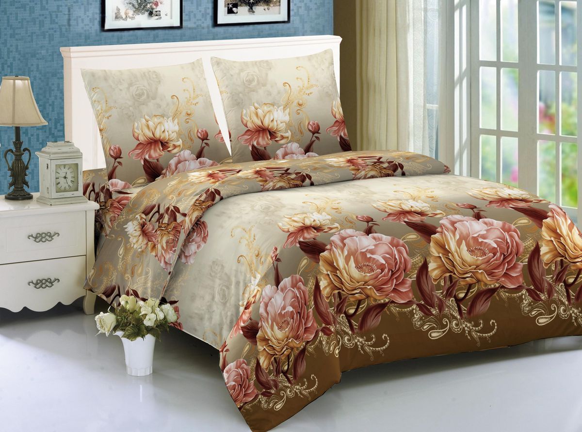 Комплект белья Amore Mio Argos, 2-спальный, наволочки 70x70, цвет: коричневый, бежевый88374 Комплект белья Amore Mio Argos, 2-спальный, наволочки 70x70, цвет: коричневый, бежевый88374Amore Mio – Комфорт и Уют - Каждый день! Amore Mio предлагает оценить соотношение цены и качества коллекции. Разнообразие ярких и современных дизайнов прослужат не один год и всегда будут радовать Вас и Ваших близких сочностью красок и красивым рисунком. Мако-сатин - свежее решение, для уюта на даче или дома, созданное с любовью для вашего комфорта и отличного настроения! Нано-инновации позволили открыть новую ткань, полученную, в результате высокотехнологического процесса, сочетает в себе широкий спектр отличных потребительских характеристик и невысокой стоимости. Легкая, плотная, мягкая ткань, приятна и практична с эффектом «персиковой кожуры». Отлично стирается, гладится, быстро сохнет. Дисперсное крашение, великолепно передает качество рисунков.