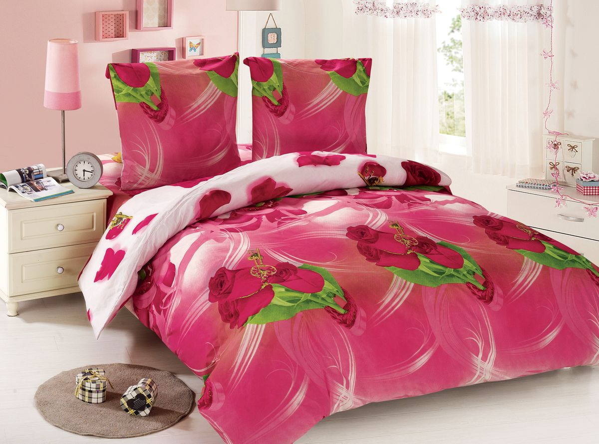 Комплект белья Amore Mio Vera, 2-спальный, наволочки 70x70, цвет: розовый, белый, зеленый88478 Комплект белья Amore Mio Vera, 2-спальный, наволочки 70x70, цвет: розовый, белый, зеленый88478Amore Mio – Комфорт и Уют - Каждый день! Amore Mio предлагает оценить соотношение цены и качества коллекции. Разнообразие ярких и современных дизайнов прослужат не один год и всегда будут радовать Вас и Ваших близких сочностью красок и красивым рисунком. Мако-сатин - свежее решение, для уюта на даче или дома, созданное с любовью для вашего комфорта и отличного настроения! Нано-инновации позволили открыть новую ткань, полученную, в результате высокотехнологического процесса, сочетает в себе широкий спектр отличных потребительских характеристик и невысокой стоимости. Легкая, плотная, мягкая ткань, приятна и практична с эффектом «персиковой кожуры». Отлично стирается, гладится, быстро сохнет. Дисперсное крашение, великолепно передает качество рисунков.