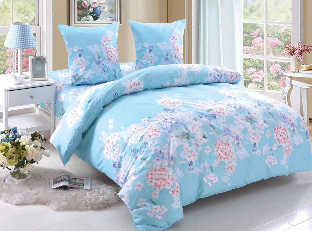 Комплект белья Amore Mio Olivia, 1,5-спальный, наволочки 70x70, цвет: голубой, белый, розовый89355 Комплект белья Amore Mio Olivia, 1,5-спальный, наволочки 70x70, цвет: голубой, белый, розовый89355Постельное белье Amore Mio из поплина - оригинальные дизайны и отменное качество. Ткань - плотная и легкая, яркие рисунки, отменное качество пошива.