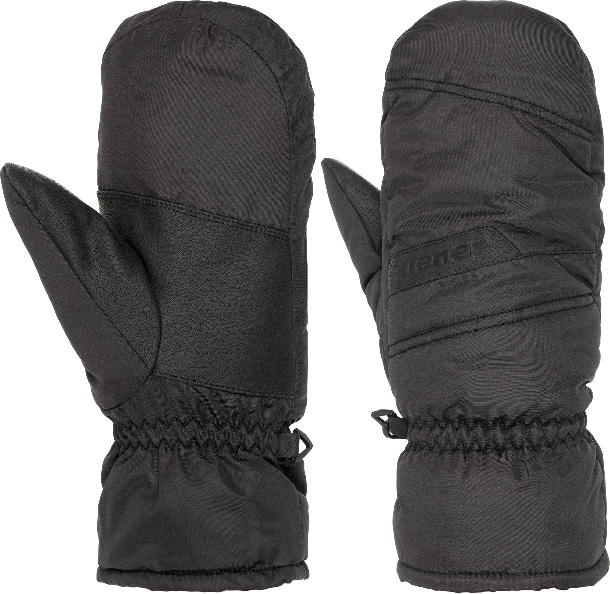Варежки Ziener Gramosso Mitten Glove, цвет: черный. 170015-12. Размер 9,5170015-12 Варежки Ziener Gramosso Mitten Glove, цвет: черный. 170015-12. Размер 9,5170015-12Варежки Ziener, изготовленные из высококачественного полиэстера, станут идеальным вариантом для холодной зимней погоды. На запястьях варежки собраны на эластичные резинки, что обеспечивает комфортную и надежную посадку.
