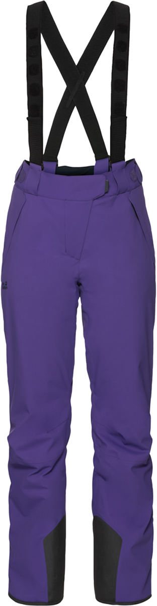 Брюки утепленные женские Jack Wolfskin Exolight Pants, цвет: фиолетовый. 1109241-1642. Размер 38 (48)1109241-1642 Брюки утепленные женские Jack Wolfskin Exolight Pants, цвет: фиолетовый. 1109241-1642. Размер 38 (48)1109241-1642Только представьте, сегодня прекрасный зимний день, и вы отправляетесь на горнолыжные склоны. Женские утепленные брюки Exolight Pants (Экзолайт Пэнтс) - просто идеальный выбор. Они были разработаны для удовлетворения особых требований лыжного спорта. Они водонепроницаемые, дышащие, теплые и прочные.Особый наружный материал Texapore Snow (Тексапор Сноу) защищает вас от мокрого снега и холодных горных ветров. Данная версия проверенного защитного материала была специально разработана для зимней спортивной одежды. Эластичность ткани обеспечивает полную свободу движения. В Exolight Pants (Экзолайт Пэнтс) используется износостойкий синтетический утеплитель Microguard (Майкрогард). Он абсолютно невосприимчив к влаге и эффективно сохраняет тепло даже при температуре значительно ниже нуля. Все детали также ориентированы на горнолыжный спорт. А еще имеется 2 кармана на бедрах, карман для горнолыжного абонемента, съемные подтяжки, регулируемая талия, интегрированные гамаши, регулировка ширины в области лодыжек.