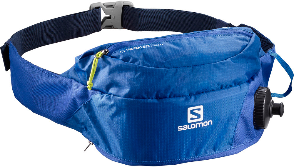Сумка на пояс Salomon Rs Thermobelt, цвет: синий. L39778400L39778400 Сумка на пояс Salomon Rs Thermobelt, цвет: синий. L39778400L39778400Пояс RS THERMOBELT — это классический популярный пояс для восстановления запасов влаги во время лыжной гонки. Подходит почти каждому спортсмену, позволяет взять с собой до 700 мл жидкости и удобно держать ее под рукой. Большое отделение надежно сохранит ваши личные вещи во время тренировки.