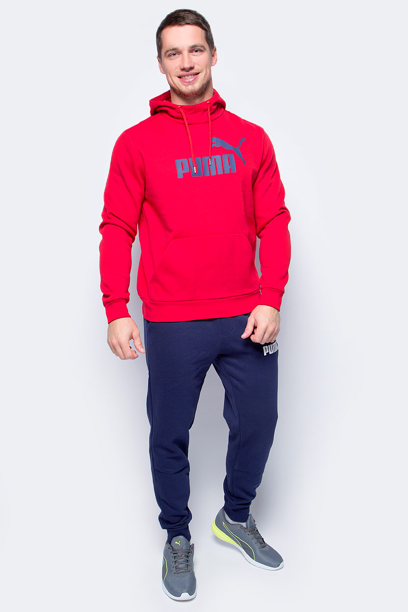 Толстовка мужская Puma ESS No.1 Hoody Fl, цвет: красный. 83825746. Размер M (46/48)83825746 Толстовка мужская Puma ESS No.1 Hoody Fl, цвет: красный. 83825746. Размер M (46/48)83825746Толстовка Puma ESS No.1 Hoody, Fl выполнена из приятного на ощупь материала с мягкой внутренней отделкой из короткого ворса. Модель прямого кроя. Модель декорирована прорезиненным логотипом Puma. Среди других отличительных особенностей изделия - отделка сзади по вороту тесьмой с фирменной символикой, капюшон регулируемой формы с подкладкой из трикотажа, а также отделка манжет и подола трикотажем в резинку.