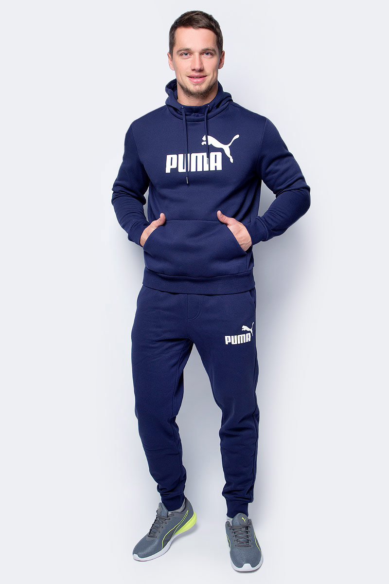 Толстовка мужская Puma ESS No.1 Hoody Fl, цвет: темно-синий. 83825706. Размер XXL (52/54)83825706 Толстовка мужская Puma ESS No.1 Hoody Fl, цвет: темно-синий. 83825706. Размер XXL (52/54)83825706Толстовка Puma ESS No.1 Hoody, Fl выполнена из приятного на ощупь материала с мягкой внутренней отделкой из короткого ворса. Модель прямого кроя. Модель декорирована прорезиненным логотипом Puma. Среди других отличительных особенностей изделия - отделка сзади по вороту тесьмой с фирменной символикой, капюшон регулируемой формы с подкладкой из трикотажа, а также отделка манжет и подола трикотажем в резинку.