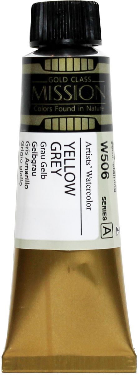 Mijello Акварель Mission Gold цвет W506 Жетлый-сероватый 15 мл MWC-W506MWC-W506 Mijello Акварель Mission Gold цвет W506 Жетлый-сероватый 15 мл MWC-W506MWC-W506Серия акварельных красок Корейского производителя Mijello - Mission Gold состоит из 105 цветов. Эта серия акварели была создана компанией Mijello в сотрудничестве с экспертами в области акварельной живописи. Цвета акварели серии Mission Gold это смеси высококачественных пигментов тонкого помола с высококачественными компонентами и гуммиарабиком. Эти краски предлагаются в традиционной для Корейских производителей тубах по 15мл. Используйте краски Mijello серии Mission Gold для акварельной живописи по мокрому, они идеально подойдут для подобной техники работы с акварелью. Акварель Mijello Mission Gold будет отличным выбором как начинающему художнику, так и профессионалу.