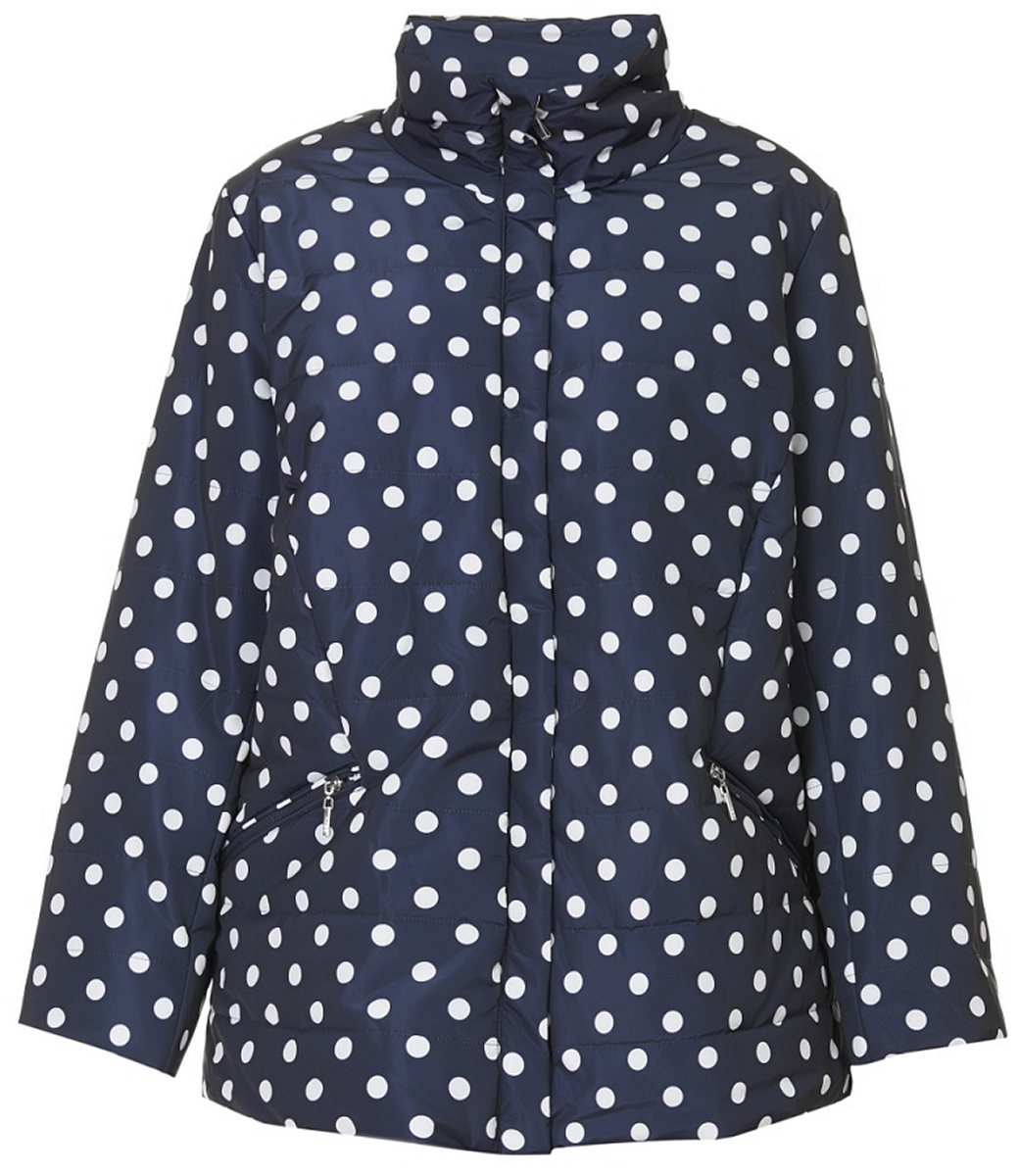 Куртка женская Baon, цвет: синий. B037606_Dark Navy Printed. Размер 56 (56)B037606_Dark Navy Printed Куртка женская Baon, цвет: синий. B037606_Dark Navy Printed. Размер 56 (56)B037606_Dark Navy PrintedСтильная куртка от Baon выполнена из высококачественного материала с утеплителем. Модель свободного кроя с длинными рукавами и воротником-стойкой застегивается на молнию. По бокам куртка дополнена втачными карманами на молниях.