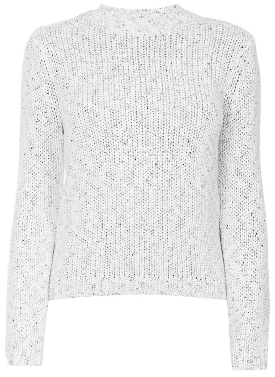 Джемпер женский Baon, цвет: белый, черный. B137558_White-Black. Размер L (48)B137558_White-Black Джемпер женский Baon, цвет: белый, черный. B137558_White-Black. Размер L (48)B137558_White-BlackВязаный джемпер от Baon выполнен из пряжи сложного состава. Модель с длинными рукавами и круглым вырезом горловины.