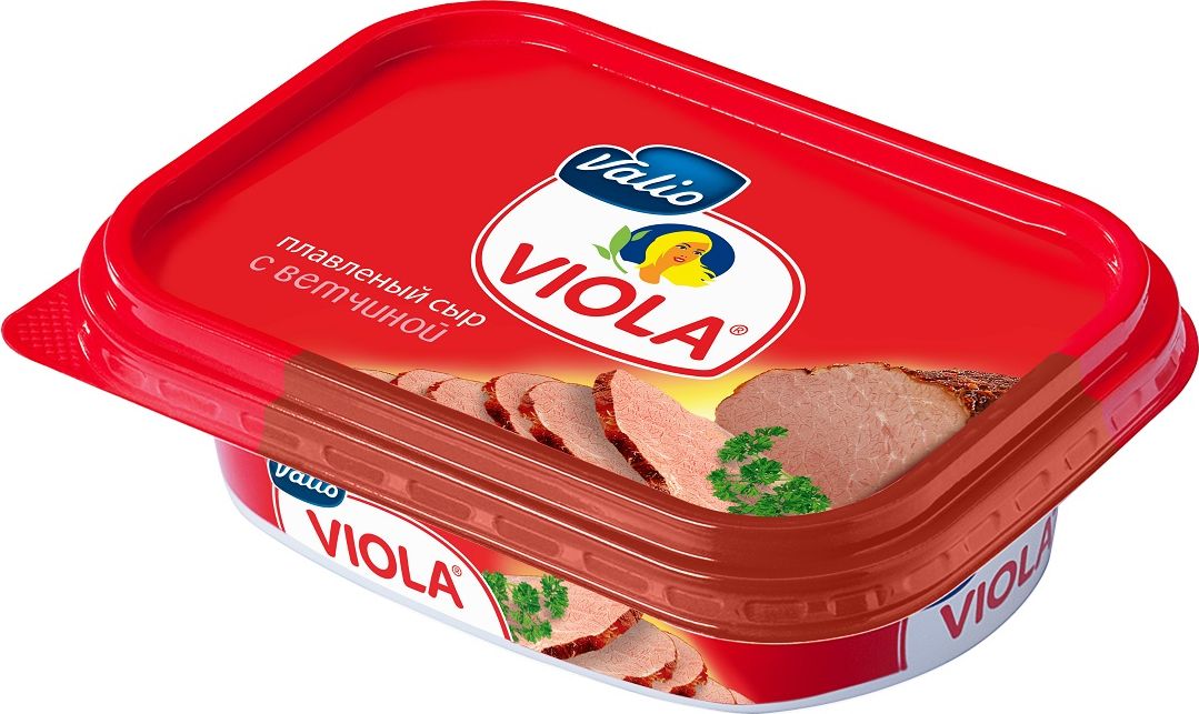 Valio Viola Сыр с ветчиной, плавленый, 200 г903106 Valio Viola Сыр с ветчиной, плавленый, 200 г903106Плавленый сыр Viola, знакомый уже трем поколениям россиян, обладает прекрасным вкусом, мягкой текстурой и непревзойденным качеством.