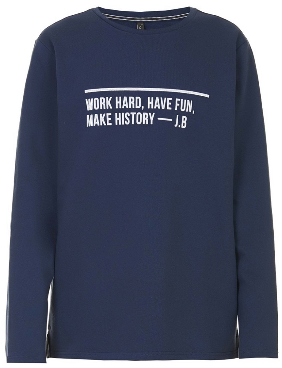 Свитшот мужской Baon, цвет: синий. B617511_Deep Navy. Размер S (46)B617511_Deep Navy Свитшот мужской Baon, цвет: синий. B617511_Deep Navy. Размер S (46)B617511_Deep NavyНадписи на одежде - модный и трендовый способ выразить себя. В таком стильном свитшоте от Baon вы будете выглядеть превосходно в любой ситуации. Изделие выполнено из трикотажа-футера с начесом. Боковые части модели декорированы тканым кантом.