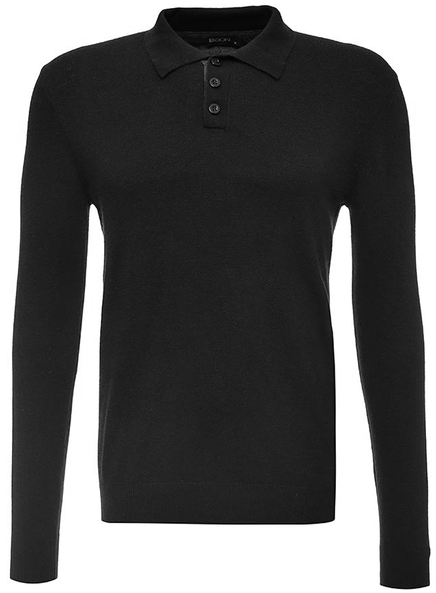 Поло мужское Baon, цвет: черный. B637515_Black. Размер XL (52)B637515_Black Поло мужское Baon, цвет: черный. B637515_Black. Размер XL (52)B637515_BlackПоло от Baon сочетает в себе элегантность полуспортивного стиля с теплом вязаного трикотажа. Изделие выполнено из пряжи с добавлением шерсти, волокна которой обеспечат комфортную защиту от холода. Модель с длинными рукавами и воротником-поло. Внутренняя часть застежки и воротника оформлена отделкой серого цвета.