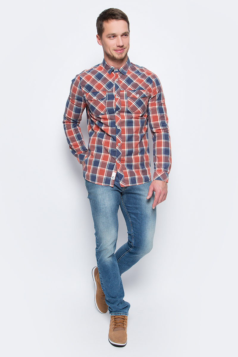 Рубашка мужская ONeill Lm So Call Shirt, цвет: красный, синий. 7P1307-5930. Размер XL (52/54)7P1307-5930 Рубашка мужская ONeill Lm So Call Shirt, цвет: красный, синий. 7P1307-5930. Размер XL (52/54)7P1307-5930Мужская рубашка от ONeill выполнена и натурального хлопка. Модель с длинными рукавами, отложным воротником и нагрудными карманами застегивается на пуговицы.