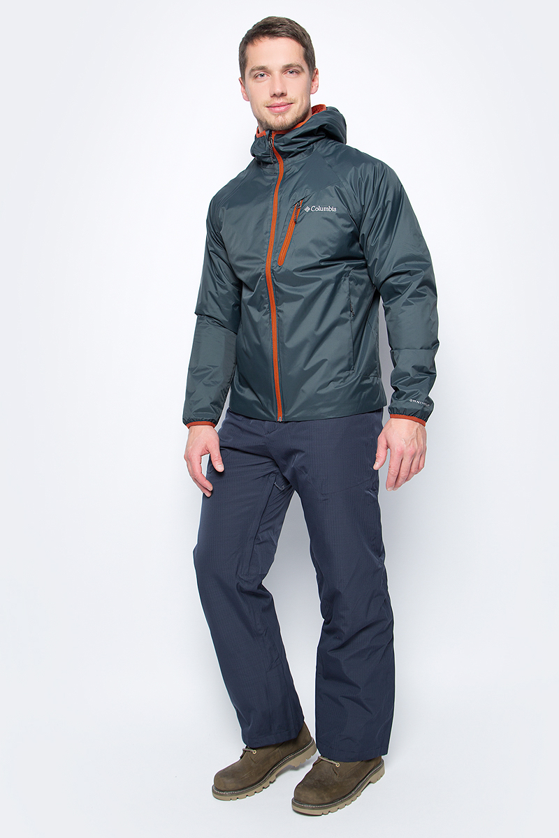 Куртка мужская Columbia Redrock Falls Jacket M, цвет: серый. 1621721-435. Размер XL (52/54)1621721-435 Куртка мужская Columbia Redrock Falls Jacket M, цвет: серый. 1621721-435. Размер XL (52/54)1621721-435Мужская утепленная куртка для активного отдыха и горного туризма. Верхняя ткань изделия содержит мембрану Omni-Tech. Наличие мембраны в изделии дает дополнительное преимущество - защита от ветра. Утеплитель и подкладка Omni-Heat обеспечивают уникальную температурную регуляцию при максимальной легкости изделия. Швы частично проклеены, капюшон, регулируемый низ изделия, карманы на молнии обеспечивают дополнительный комфорт. Рекомендуемый температурный режим для данной модели до -5° С , исходя из расчета на среднюю физическую активность - ходьбу 4 км/ч.