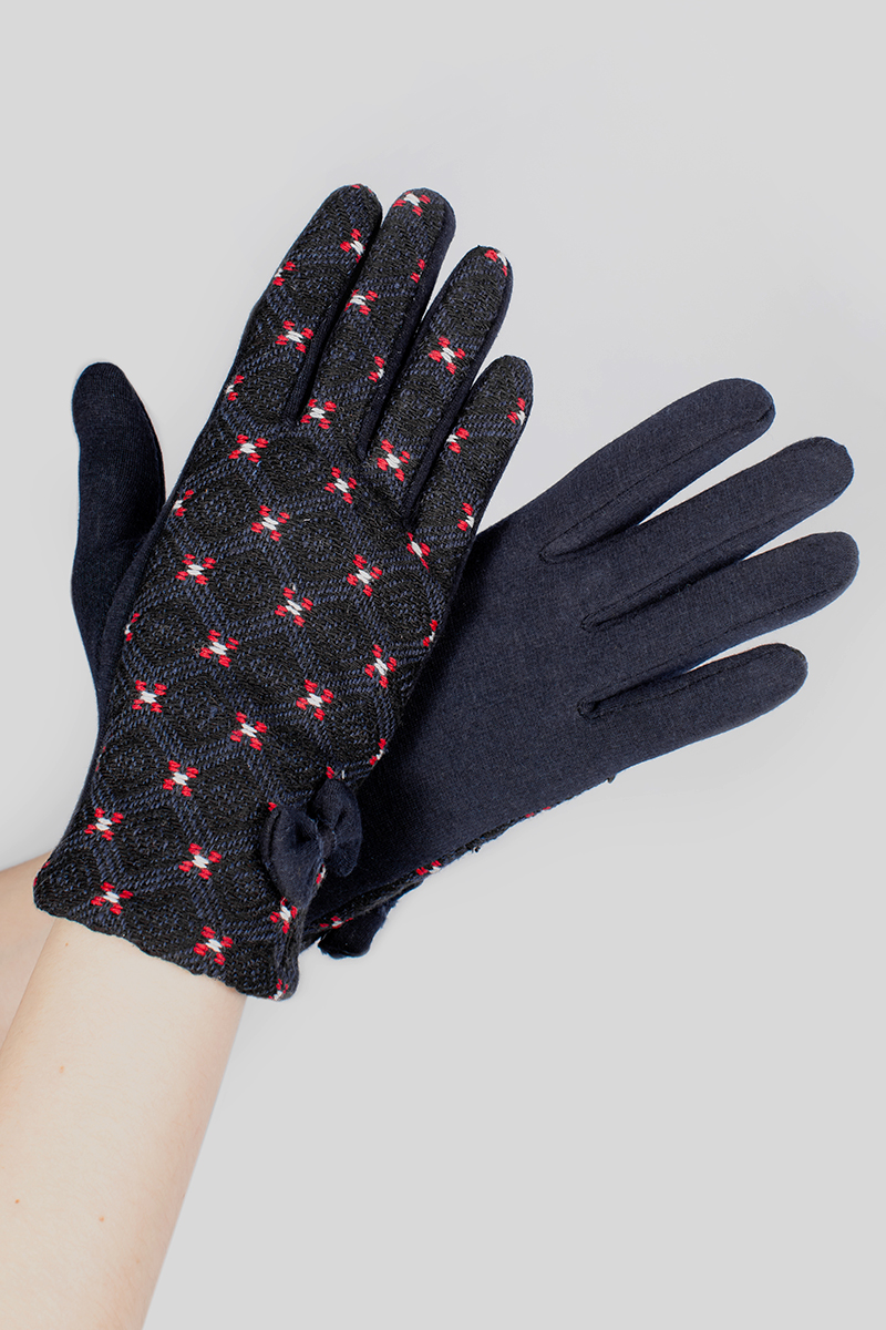 Перчатки женские Sophie Ramage, цвет: темно-синий. GL-217164. Размер универсальный