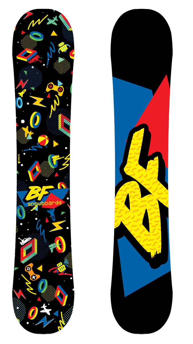 Сноуборд BF snowboards Techno. Ростовка 135 см9333725271150 Сноуборд BF snowboards Techno. Ростовка 135 см9333725271150Сноуборд TECHNO это воплощение мечты любого мальчишки! Деревянный сердечник как у взрослых моделей! Сноуборд имеет структуру CAP, которая облегчает вес доски и позволяет делать первые трюки маленькому сноубордисту. Прогиб: classic camber Конструкция: full cap, twin tip. Сердечник: тополь. Закладные: 3х2. Кант: steel edge, 48HRC. Жесткость: средняя. Скользящая поверхность: extruded. Уровень катания: начинающий/ продолжающий.