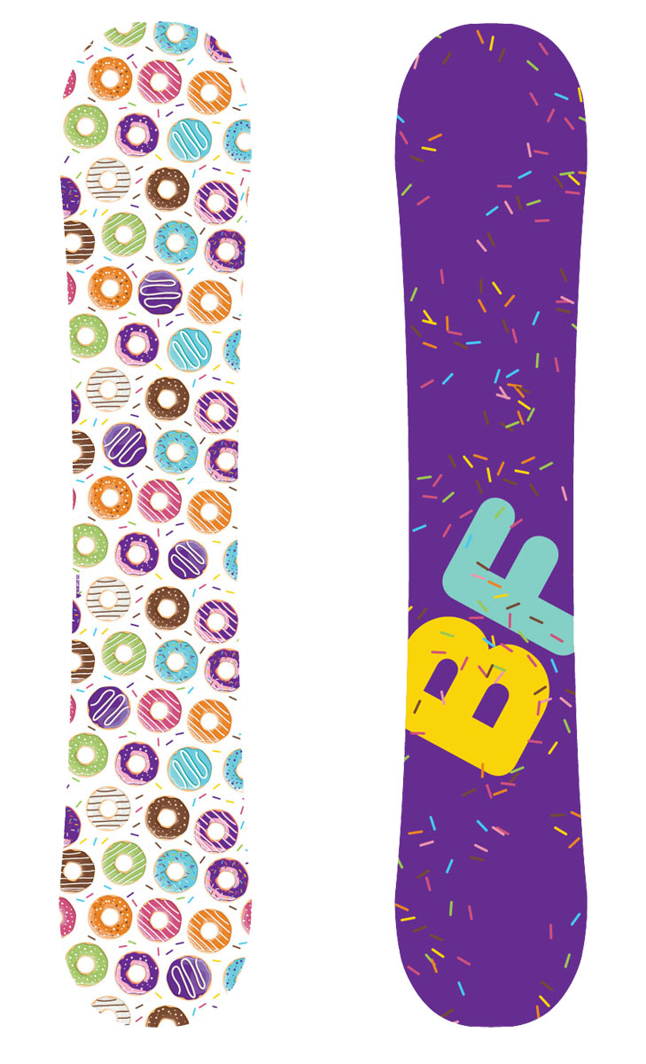 Сноуборд BF Snowboards Young Lady. Ростовка 120 см9333725270917 Сноуборд BF Snowboards Young Lady. Ростовка 120 см9333725270917Аппетитный дизайн не оставит равнодушными маленьких сноубордисток. Доска очень послушная и учиться кататься на ней - удовольствие! Сноуборд имеет деревянные сердечник и структуру CAP, которая облегчает вес доски. Прогиб: classic camber. Конструкция: full cap, twin tip. Сердечник: тополь. Закладные: 3х2. Кант: steel edge, 48HRC. Жесткость: средняя. Скользящая поверхность: extruded. Уровень катания: начинающий/ продолжающий.