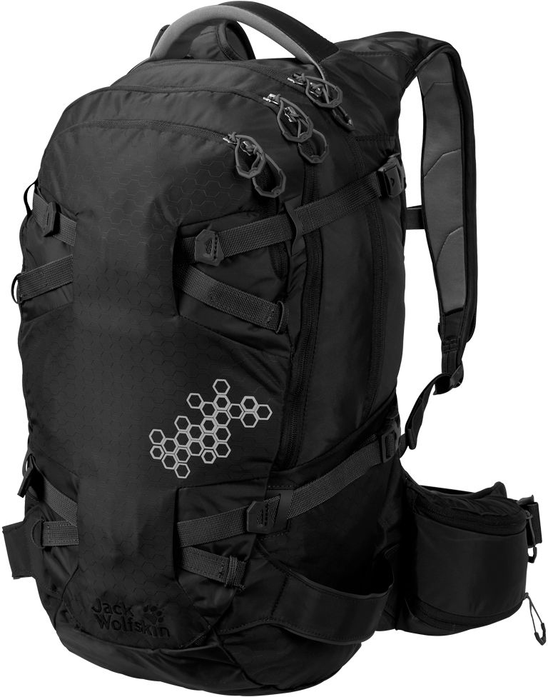 Рюкзак туристический Jack Wolfskin White Rock 30 Pro Pack, цвет: черный, 30 л. 2005691-60002005691-6000 Рюкзак туристический Jack Wolfskin White Rock 30 Pro Pack, цвет: черный, 30 л. 2005691-60002005691-6000Рюкзак для походов на снегоступах с гибкой системой подвески и защитой спины. Пробираясь в снегоступах по глубокому снегу к следующей хижине, или поднимаясь по склону со сноубордом в предвкушении спуска - планируя день на заснеженных просторах, упакуйте ваше снаряжение в рюкзак WHITE ROCK 30 PRO (УАЙТ РОК 30 ПРО).Система подвески подарит вам полную свободу движений - как при подъеме в гору, так и при спуске с нее. А система контроля груза обеспечит удобное ношение рюкзака. В случае падения, встроенный в спинку рюкзака протектор дополнительно вас обезопасит. Этот рюкзак поможет держать в аккуратном порядке и под рукой все ваше снаряжение, пока вы весь день наслаждаетесь снегом. Вы можете пристегнуть к рюкзаку лыжи, сноуборд или снегоступы с помощью прочных ремней. Специальные застежки не откроются - в каком бы положении они ни находились. Для защитной экипировки в данной модели рюкзака в переднем отделении предусмотрен органайзер, а для снежных очков - специальный мягкий карман. Ценные вещи можно сложить во внутреннее отделение, а еду, одежду и прочее - в основное. При необходимости достать что-то на ходу из основного отделения, положите рюкзак на снег непромокаемой фронтальной стороной вниз и откройте его с задней стороны. Таким образом, система подвески останется сухой. Рюкзак также оснащен специальной системой FROST GUARD (ФРОСТ ГАРД), которая предохраняет жидкость в гидраторе от замерзания.