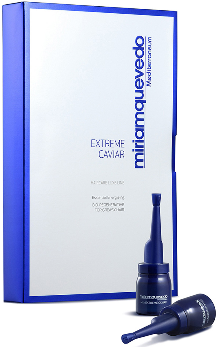 Miriam Quevedo Биовосстанавливающая сыворотка для жирных волос ( Extreme Caviar Extreme Caviar Essential Energizing Bio-Regenerative for Greasy Hair) 300 млMQ302 Miriam Quevedo Биовосстанавливающая сыворотка для жирных волос ( Extreme Caviar Extreme Caviar Essential Energizing Bio-Regenerative for Greasy Hair) 300 млMQ302Miriam Quevedo Биовосстанавливающая сыворотка с растительными экстрактами для жирных волос (Extreme Caviar Energizing Bio-regenerative for Greasy Hair) 6х10 мл