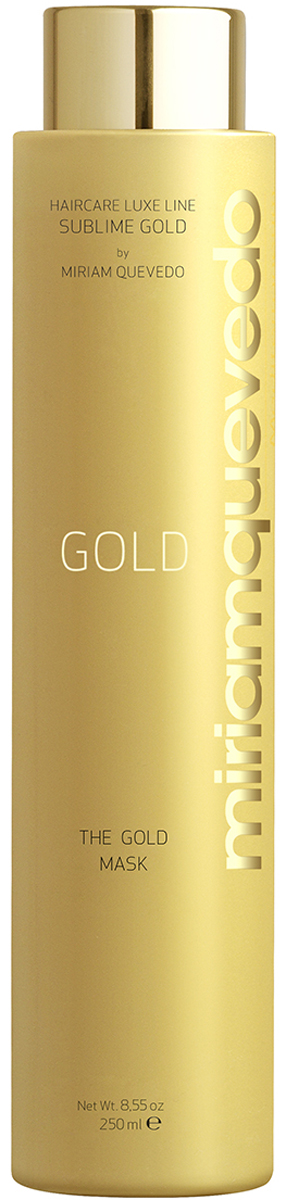 Miriam Quevedo Золотая маска (The Gold Mask) 250 мл378 Miriam Quevedo Золотая маска (The Gold Mask) 250 мл378Активно омолаживающая маска дарит волосам здоровье и жизненную энергию благодаря уникальной формуле, включающей в себя Микронизированную золотую пудру и экстракт Черной икры. Применение маски гарантирует вашим волосам шелковистость и гладкость.