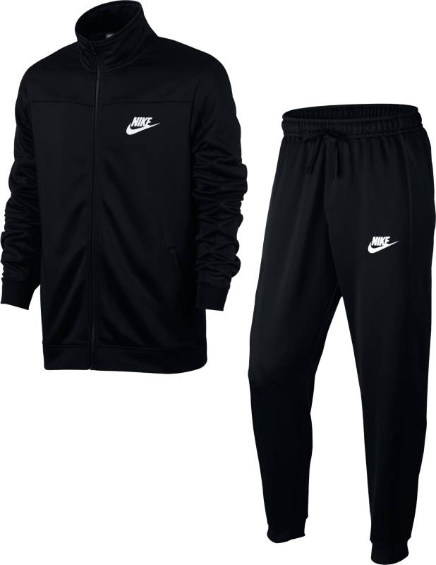 Спортивный костюм мужской Nike W Nsw Trk Suit Pk Oh, цвет: черный. 861774-010. Размер S (44/46)861774-010 Спортивный костюм мужской Nike W Nsw Trk Suit Pk Oh, цвет: черный. 861774-010. Размер S (44/46)861774-010Мужской спортивный костюм Nike Sportswear, состоящий из олимпийки и брюк, обеспечивает комфорт благодаря гладкой ткани в яркой расцветке, классическому крою и манжетам и отворотам из мягкого рубчатого материала. Мужской спортивный костюм Nike Sportswear обеспечивает комфорт благодаря гладкой ткани в яркой расцветке, классическому крою и манжетам и отворотам из мягкого рубчатого материала.
