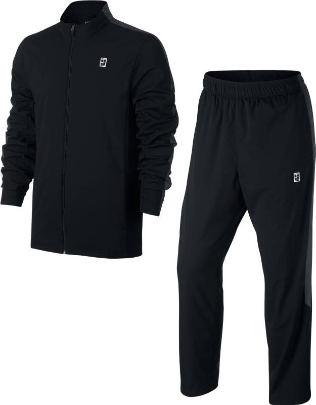 Спортивный костюм утепленный мужской Nike Nkct Woven Warm Up, цвет: черный. 899622-010. Размер L (50/52)899622-010 Спортивный костюм утепленный мужской Nike Nkct Woven Warm Up, цвет: черный. 899622-010. Размер L (50/52)899622-010Утепленный спортивный костюм Nike M Nkct Woven Warm Up, состоящий из олимпийки и брюк,выполнен из гладкого технологичного текстиля. Технология Dri-Fit позволяет отводить влагу с кожи на поверхность ткани, где она испаряется. Олимпийка застегивается на молнию, есть два кармана. Брюки с эластичным поясом, который дополнен шнуром, есть два боковых кармана и один карман сзади. Боковые разрезы на брюках с застежками на молнию.