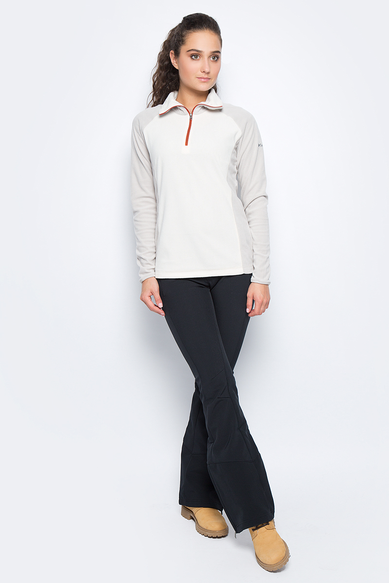 Толстовка женская Columbia Glacial Fleece Iii 1/2 Zip, цвет: белый. 1466971-191. Размер XS (42)1466971-191 Толстовка женская Columbia Glacial Fleece Iii 1/2 Zip, цвет: белый. 1466971-191. Размер XS (42)1466971-191Женская толстовка Glacial Fleece Iii 1/2 Zip от Columbia, выполненная из необычайно мягкого и теплого флиса, идеально подойдет для повседневной носки или занятий фитнесом. Модель отлично сидит и обеспечивает максимальную свободу движений. Толстовка с длинными рукавами и воротником-стойкой застегивается спереди на молнию. На рукаве изделие украшено логотипом и названием бренда. Такая толстовка подарит вам комфорт в течение всего дня!