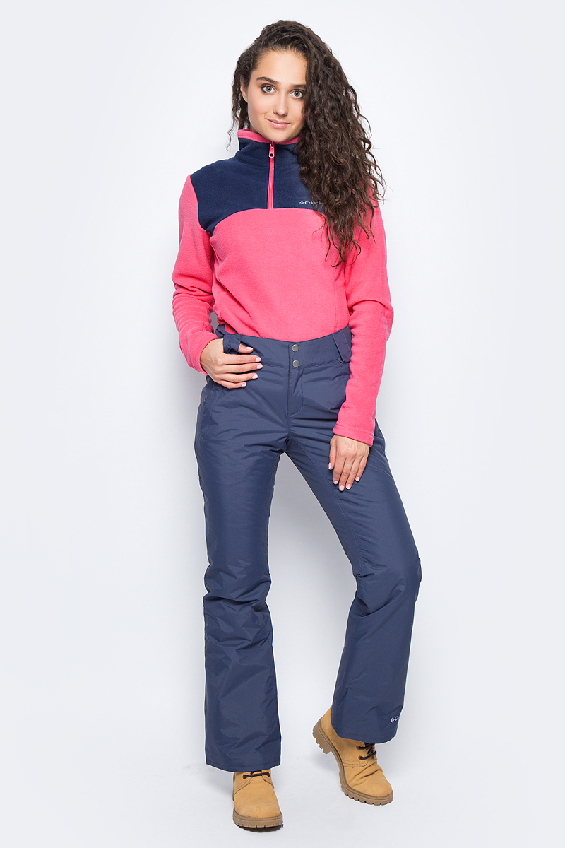 Брюки утепленные женские Columbia Mt. Stellar W Ski Pants, цвет: темно-синий. 1780481-591. Размер XL (50)1780481-591 Брюки утепленные женские Columbia Mt. Stellar W Ski Pants, цвет: темно-синий. 1780481-591. Размер XL (50)1780481-591Брюки Columbia изготовлены из качественного материала с утеплителем. Брюки застегиваются на молнию и кнопки. Прямая модель дополнена практичными карманами.