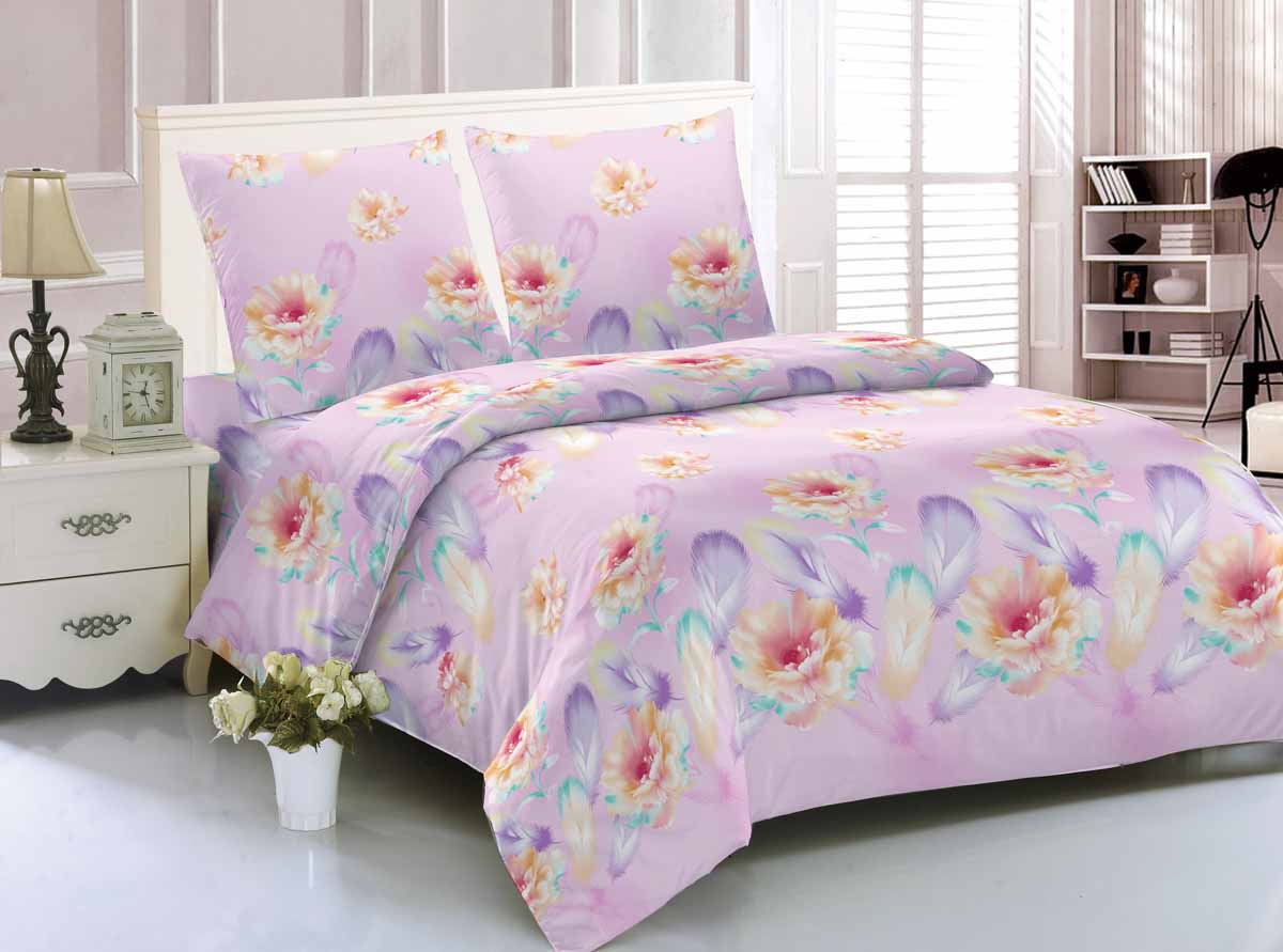 Комплект белья Amore Mio Astana, 1,5-спальный, наволочки 70x70, цвет: розовый, фиолетовый89289 Комплект белья Amore Mio Astana, 1,5-спальный, наволочки 70x70, цвет: розовый, фиолетовый89289Amore Mio - Комфорт и Уют - Каждый день! Amore Mio предлагает оценить соотношение цены и качества коллекции. Разнообразие ярких и современных дизайнов прослужат не один год и всегда будут радовать Вас и Ваших близких сочностью красок и красивым рисунком. Мако-сатин - свежее решение, для уюта на даче или дома, созданное с любовью для вашего комфорта и отличного настроения! Нано-инновации позволили открыть новую ткань, полученную, в результате высокотехнологического процесса, сочетает в себе широкий спектр отличных потребительских характеристик и невысокой стоимости. Легкая, плотная, мягкая ткань, приятна и практична с эффектом персиковой кожуры. Отлично стирается, гладится, быстро сохнет. Дисперсное крашение, великолепно передает качество рисунков.