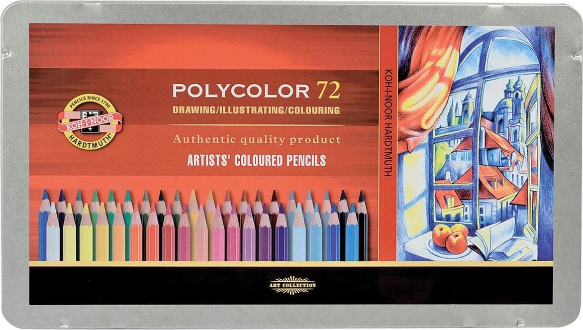 Koh-I-Noor Набор карандашей Polycolor 72 цвета - Письменные принадлежности - Карандаши Koh-I-Noor Набор карандашей Polycolor 72 цвета - Письменные принадлежности - Карандаши