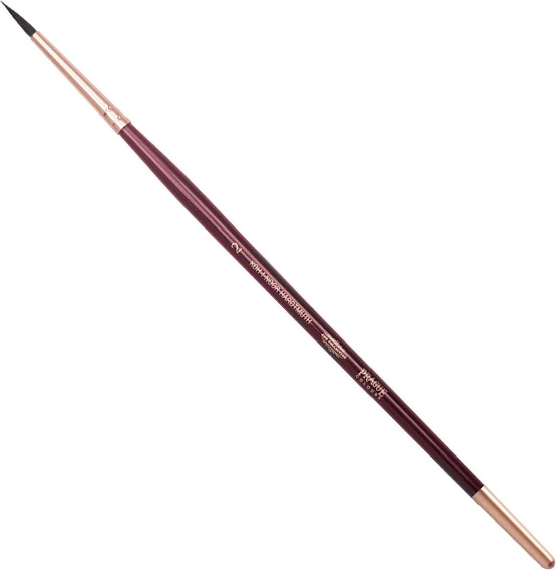 Koh-I-Noor Кисть белка круглая №2 короткая ручка200383 Koh-I-Noor Кисть белка круглая №2 короткая ручка200383Высококачественная кисть из натурального волоса белки. Волос прекрасно сохраняет форму, не ломается, впитывает влагу и хорошо моется под проточной струей воды. Подходит для акварели и индийских красок.
