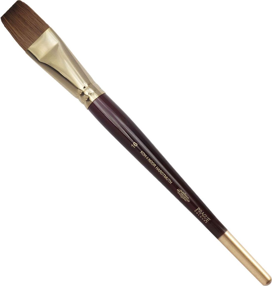 Koh-I-Noor Кисть колонок плоская №16 короткая ручка200426 Koh-I-Noor Кисть колонок плоская №16 короткая ручка200426Высококачественная кисть из натурального волоса колонка. Волос прекрасно сохраняет форму, не ломается, впитывает влагу и хорошо моется под проточной струей воды. Подходит для акварели и индийских красок.