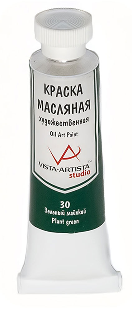 Vista-Artista Краска масляная Studio Зеленый 45 млVAMP-45 Vista-Artista Краска масляная Studio Зеленый 45 млVAMP-45Художественные масляные краски Vista-Artista Studio - обширная палитра цветов с хорошей укрывистостью и высокой светостойкостью. Яркие и насыщенные цвета красок отлично смешиваются между собой и вспомогательными материалами, и позволяют получить разнообразие фактурных и цветовых решений. - объем 45 мл; - металлическая туба;