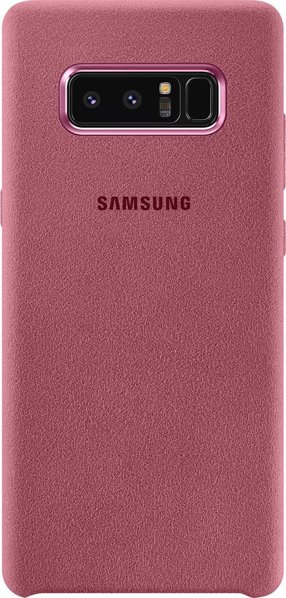 Samsung EF-XN950 Alcantara Cover Great чехол для Note 8, PinkEF-XN950APEGRU Samsung EF-XN950 Alcantara Cover Great чехол для Note 8, PinkEF-XN950APEGRUЛицевая поверхность чехла Samsung Alcantara Cover выполнена из алькантары - ультрамикрофибры высочайшего качества, отличающейся мягкостью, богатой цветовой гаммой, великолепной износостойкостью и долговечностью.Чехол Alcantara Cover не только придаёт смартфону изящный и элегантный вид, но и обеспечивает необходимую защиту от многих внешних воздействий.
