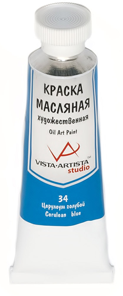 Vista-Artista Краска масляная Studio Церулеум 45 млVAMP-45 Vista-Artista Краска масляная Studio Церулеум 45 млVAMP-45Художественные масляные краски Vista-Artista Studio - обширная палитра цветов с хорошей укрывистостью и высокой светостойкостью. Яркие и насыщенные цвета красок отлично смешиваются между собой и вспомогательными материалами, и позволяют получить разнообразие фактурных и цветовых решений. - объем 45 мл; - металлическая туба;