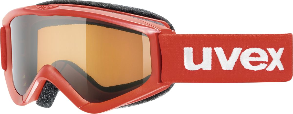 Маска горнолыжная Uvex Speedy Pro Kids Goggles, цвет: красный3819 Маска горнолыжная Uvex Speedy Pro Kids Goggles, цвет: красный3819Маска для катания на горных лыжах или сноуборде, специально разработанная для безопасности детей и подростков. Модель подойдет для искусственного освещения и тумана.КОМФОРТВ модели предусмотрены удобный уплотнитель и вентиляция.КОНТРАСТ И ЧЕТКОСТЬ ИЗОБРАЖЕНИЯПоликарбонатная линза усиливает контрастность и не запотевает благодаря покрытию Supravision.ЗАЩИТА ОТ УЛЬТРАФИОЛЕТА100 % защита глаз от вредного УФ-излучения.