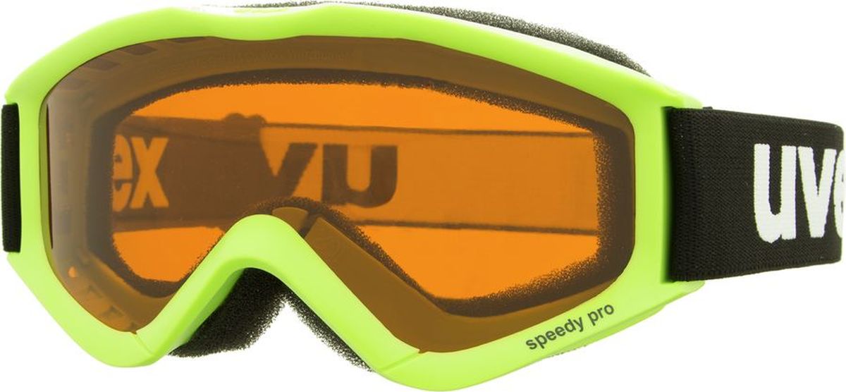 Маска горнолыжная Uvex Speedy Pro Kids Goggles, цвет: салатовый3819 Маска горнолыжная Uvex Speedy Pro Kids Goggles, цвет: салатовый3819Маска для катания на горных лыжах или сноуборде, специально разработанная для безопасности детей и подростков. Модель подойдет для искусственного освещения и тумана.КОМФОРТВ модели предусмотрены удобный уплотнитель и вентиляция.КОНТРАСТ И ЧЕТКОСТЬ ИЗОБРАЖЕНИЯПоликарбонатная линза усиливает контрастность и не запотевает благодаря покрытию Supravision.ЗАЩИТА ОТ УЛЬТРАФИОЛЕТА100 % защита глаз от вредного УФ-излучения.