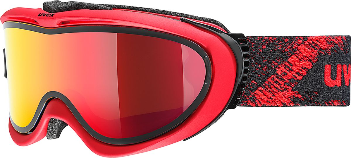 Маска горнолыжная Uvex Comanche TO Ski Mask, цвет: красный матовый1209 Маска горнолыжная Uvex Comanche TO Ski Mask, цвет: красный матовый1209Маска для катания Uvex Comanche TO с двойными поликарбонатными линзами предназначена для катания в солнечную погоду. Технология Take Off позволяет закрепить тонкую гибкую линзу поверх базовой за считанные секунды.КОМФОРТУплотнитель из велюра гарантирует удобство при катании.ЗАЩИТА ОТ ЗАПОТЕВАНИЯПокрытие Supravision защищает от запотевания.СОВМЕСТИМОСТЬ СО ШЛЕМОМСтрэп покрыт силиконовым нанесением.СОВМЕСТИМОСТЬ С ОЧКАМИМаску можно носить поверх обычных очков.ЗАЩИТА ОТ УЛЬТРАФИОЛЕТАНа 100 % защищает глаза от вредных УФ-лучей.
