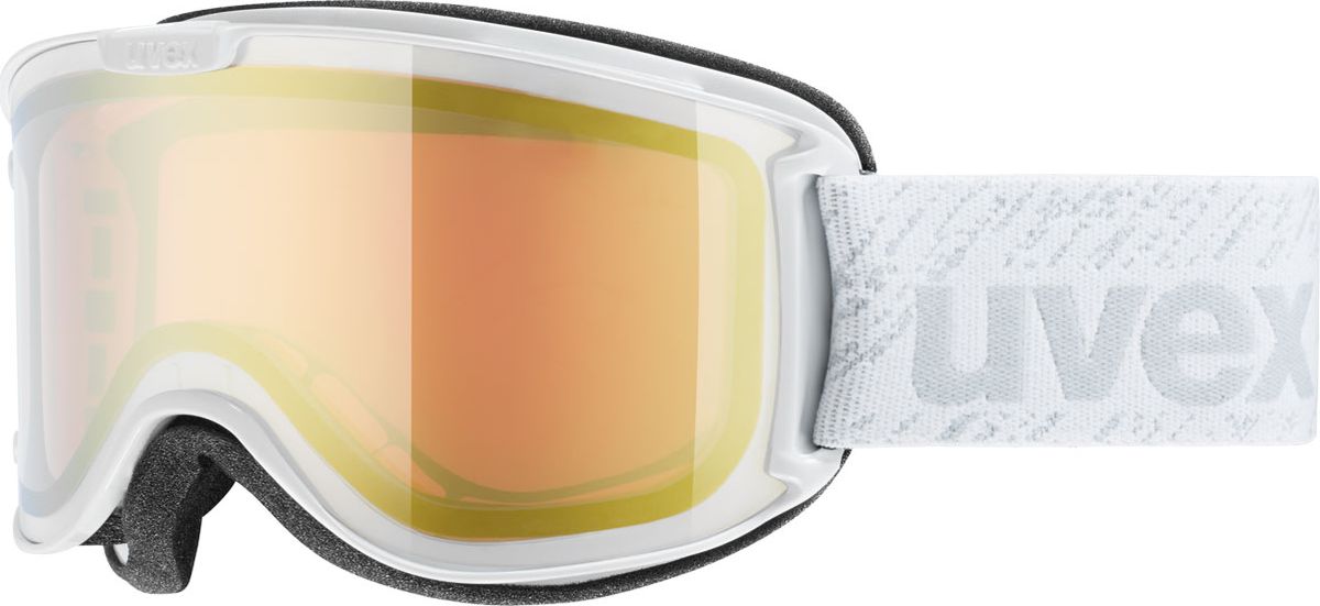 Маска горнолыжная Uvex Skyper LM Ski Mask, цвет: белый421 Маска горнолыжная Uvex Skyper LM Ski Mask, цвет: белый421Женская горнолыжная маска для девушек, которые любят фрирайд. Модель рассчитана на катание в солнечные дни.КОМФОРТБлагодаря конструкции без оправы снег не налипает на маску, а просто соскальзывает с линзы. Также в маске использован комфортный уплотнитель из велюра.ЗАЩИТА ОТ ЗАПОТЕВАНИЯПокрытие Supravision не позволит линзе запотеть.ЗАЩИТА ОТ УЛЬТРАФИОЛЕТАГарантирована 100 % защита от УФ-лучей.