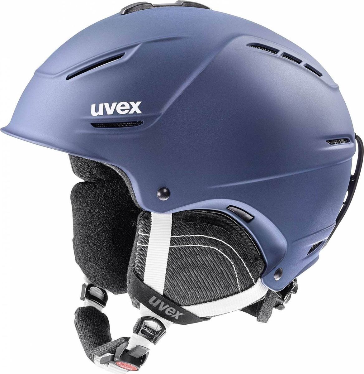 Шлем горнолыжный Uvex P1us 2.0 Helmet, цвет: синий матовый. Размер 52/556211 Шлем горнолыжный Uvex P1us 2.0 Helmet, цвет: синий матовый. Размер 52/556211Удобный шлем от Uvex с конструкцией +technology обеспечит безопасность на склоне. В модели предусмотрена съемная защита ушей с технологией Natural Sound, которая не искажает звуки. Гипоаллергенная подкладка и регулируемая вентиляция гарантируют комфорт во время катания. Фиксатор стрэпа маски и застежка monomatiс, которую легко отрегулировать одной рукой, служат для удобства использования. Система IAS для индивидуальной подгонки по размеру. Сделано в Германии.