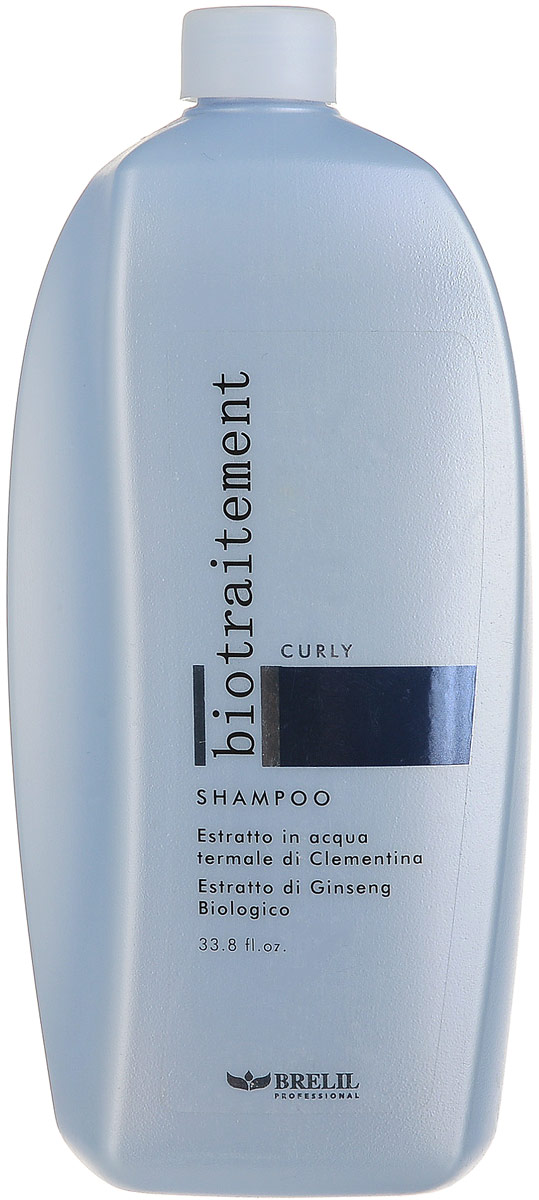 Brelil Bio Traitement Curly Shampoo Шампунь для вьющихся волос 1000 млB064038 Brelil Bio Traitement Curly Shampoo Шампунь для вьющихся волос 1000 млB064038Brelil Bio Traitement Curly Shampoo Шампунь для вьющихся волос безупречно подходит для полноценного и комплексного ухода за вьющимися волосами, оказывает тонизирующее и благоприятное воздействие на кожу головы. Данное средство содержит в составе экстракт корней женьшеня и масло эвкалипта, которые укрепляют волосы и защищают от вредных воздействий окружающей среды. Регулирующий шампунь Брелил нормализует естественный баланс влаги в волосах, обладает ароматным запахом и нейтральным уровнем pH, очень бережно, но эффективно очищает кожу головы и подходит для ежедневного или регулярного применения.Шампунь Брелил Curly Shampoo идеальное средство для людей, которые нуждаются в постоянном уходе за вьющимися волосами.