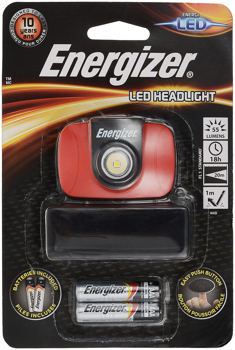 Фонарь налобный Energizer LED Headlight. E300370900