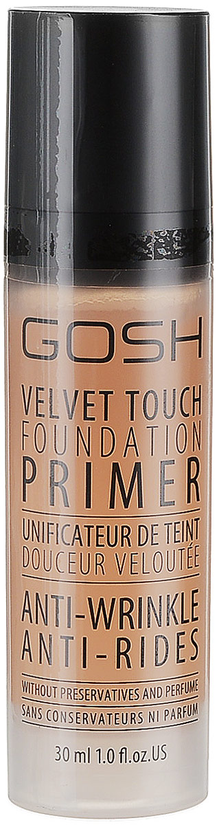 Gosh, Праймер для лица интенсивный выравнивающий Velvet Touch Foundation Primer Anti-wrinkel, 30 мл